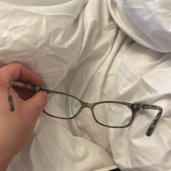 Versace 3164 991 Spotted Brown Black Cat Eye Eyeglasses Frames 53-16 135 Italy - Picture 4 of 8